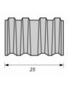 Attaches croco WN - ondulées de 10 mm - boîte de 2 000