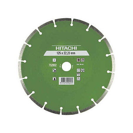 Disque diamant segmenté Ø115 mm - HITACHI