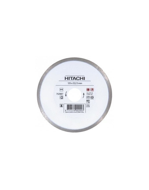 Disque diamant jante continue Ø125 mm CERAM - HITACHI