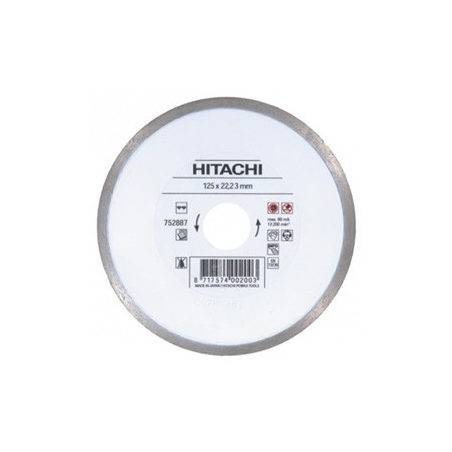 Disque diamant jante continue Ø125 mm CERAM - HITACHI