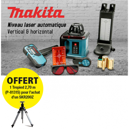 Niveau laser rotatif auto. vert./horiz. 200 m - SK200Z - MAKITA