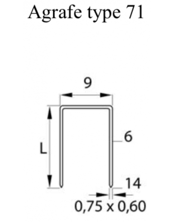 Agrafeuse pneumatique Type 71/14-451 A - BEA