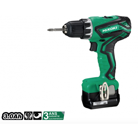 Perceuse 10 mm Visseuse 10,8 V - 3.0 Ah Li-ion - DS 10DAL - HITACHI