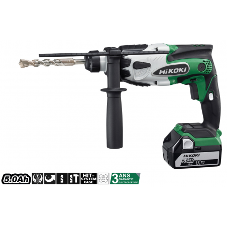 PERFORATEUR SDS + 18 V 5 AH -  DH 18 DSL - HITACHI