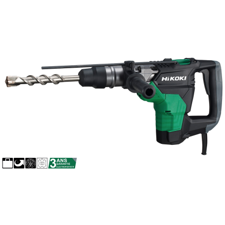 Perfo-burineur 40 mm SDS MAX 1100 W - 8,5 Joules - 7,1 Kg - HITACHI