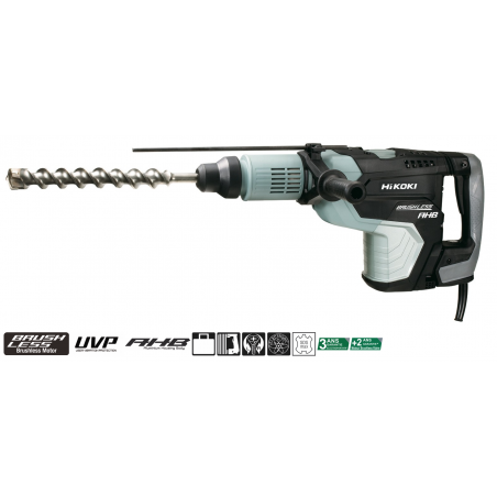 PERFO BURINEUR 1500W 45MM SDS MAX 13,4 J BRUSHLESS-  DH45ME - HITACHI