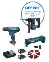 Ensemble de 3 machines CXT 10.8 V - 12 V MAX LI-ION ( kit d'accessoires) (DF331D + TM30D + HR140DZ) - MAKITA