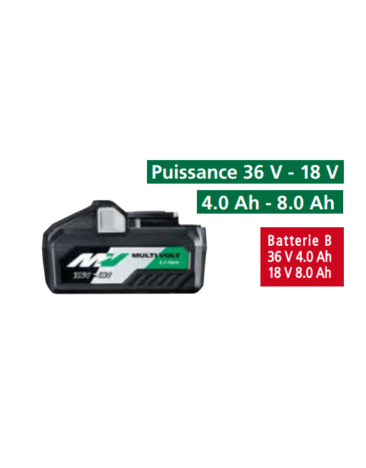 Batterie BSL36A18 Multi Volt (Compatible 36 V et 18 V)