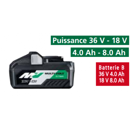 Batterie BSL36A18 Multi Volt (Compatible 36 V et 18 V)