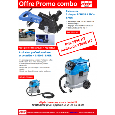 ACTION PROMO RAINUREUSE ASPIRATEUR