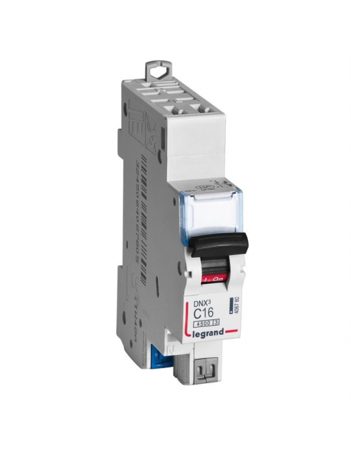 Disjoncteur DNX³ 4500 - 4,5 kA courbe C - 2 A - 1 module - Connexion auto / auto - Legrand LEGRAND