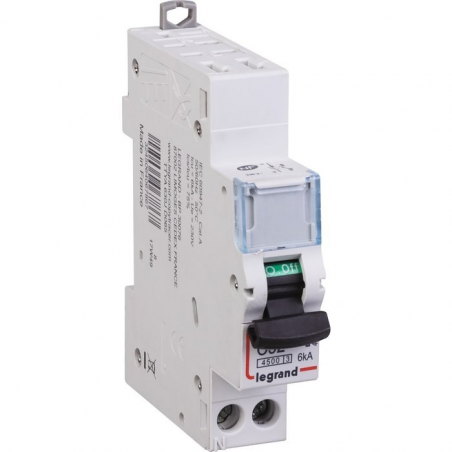 Disjoncteur DX³ 4500- 6 kA courbe C - 10 A - 1 module - Connexion auto / vis - Legrand LEGRAND