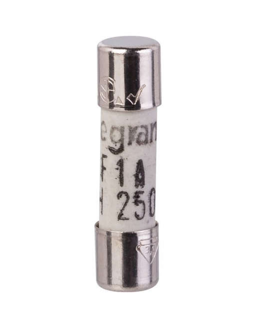 Cartouche cylindrique miniature - 1 A - 20 mm - Legrand LEGRAND