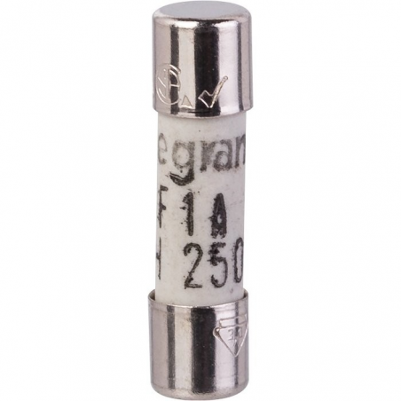 Cartouche cylindrique miniature - 1 A - 20 mm - Legrand LEGRAND