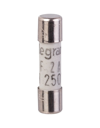 Cartouche cylindrique miniature - 2 A - 20 mm - Legrand LEGRAND