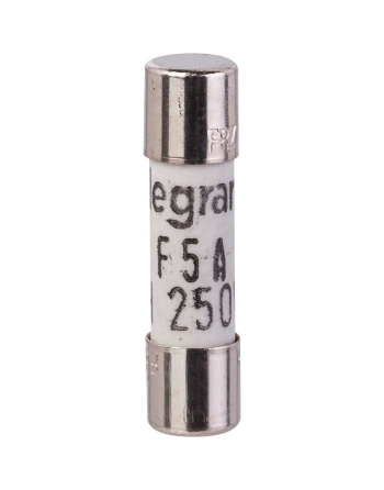 Cartouche cylindrique miniature - 5 A - 20 mm - Legrand LEGRAND