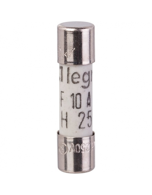 Cartouche cylindrique miniature - 10 A - 20 mm - Legrand LEGRAND