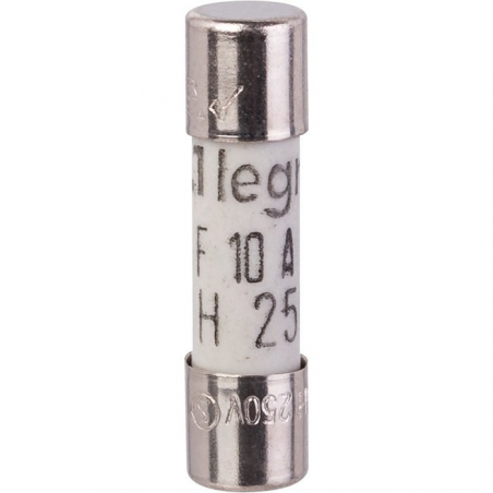 Cartouche cylindrique miniature - 10 A - 20 mm - Legrand LEGRAND