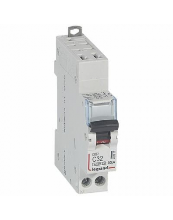 Disjoncteur DX³ 6000 - 10 kA courbe C - 32 A - 1 module - Connexion auto / vis - Legrand LEGRAND