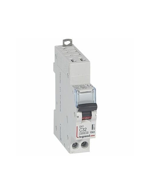 Disjoncteur DX³ 6000 - 10 kA courbe C - 32 A - 1 module - Connexion auto / vis - Legrand LEGRAND