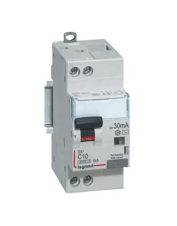 isjoncteur différentiel DX³ 4500 - 6 kA courbe C - Type AC - 10 A - 2 modules - Connexion vis / vis - Legrand LEGRAND