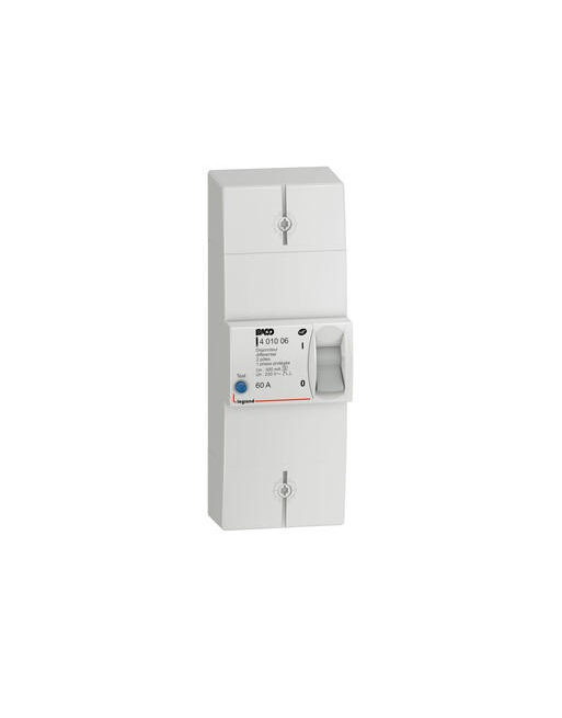 Disjoncteur de branchement Enedis Legrand - 60 A - Différentiels 500 mA sélectifs LEGRAND