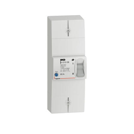 Disjoncteur de branchement Enedis Legrand - 60 A - Différentiels 500 mA sélectifs LEGRAND