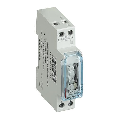 Interrupteur horaire programmable Cadran Vertical 16A 250V Jr - Legrand LEGRAND