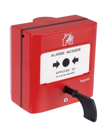 Déclencheur manuel pour équipement d'alarme incendie - Legrand LEGRAND