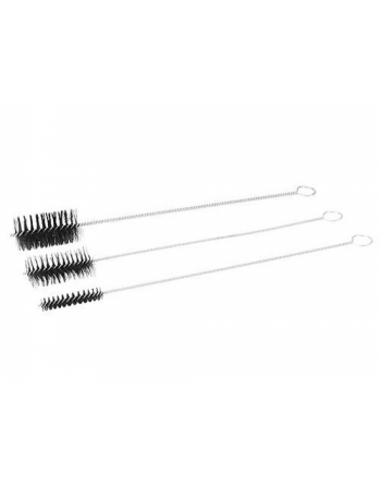 Ensemble de 3 brosses à chaudière et tuyaux